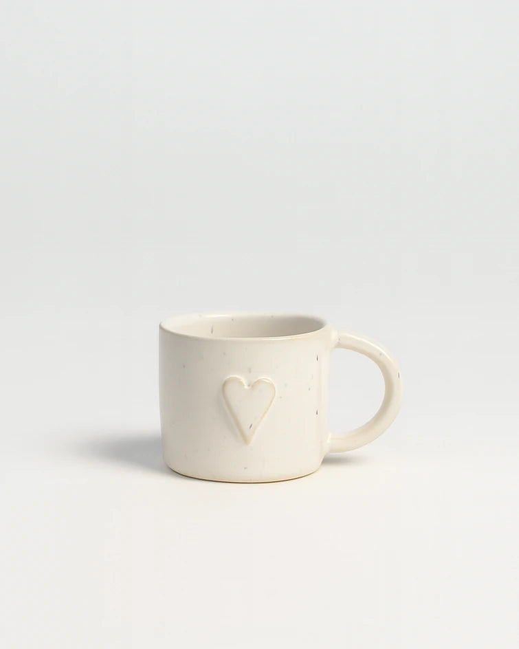 Kubek Espresso Biały Milkyway Heart 100 ml | SA