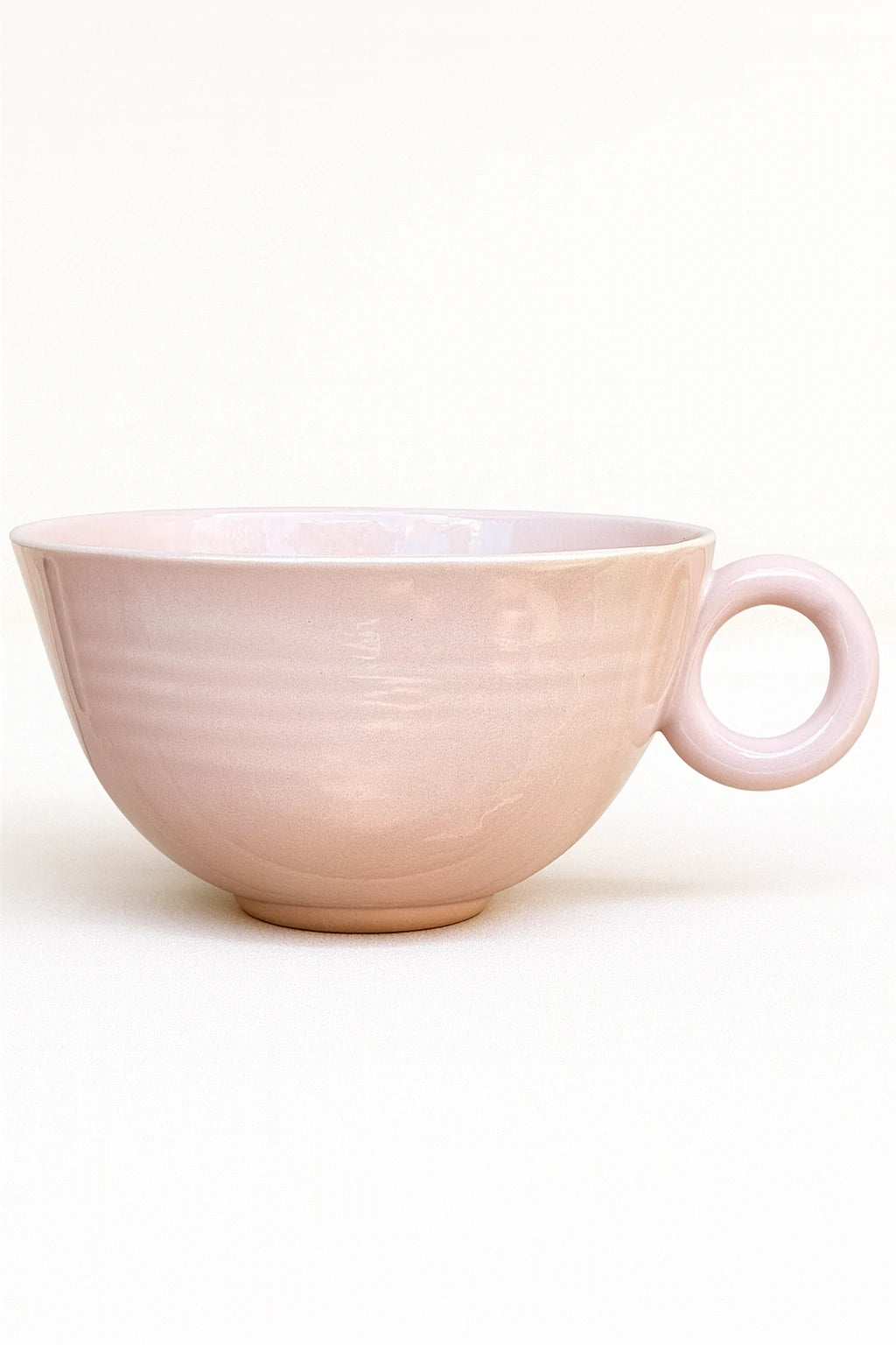 Ceramiczna Filiżanka Różowa Pastelowa 350 ml | SA