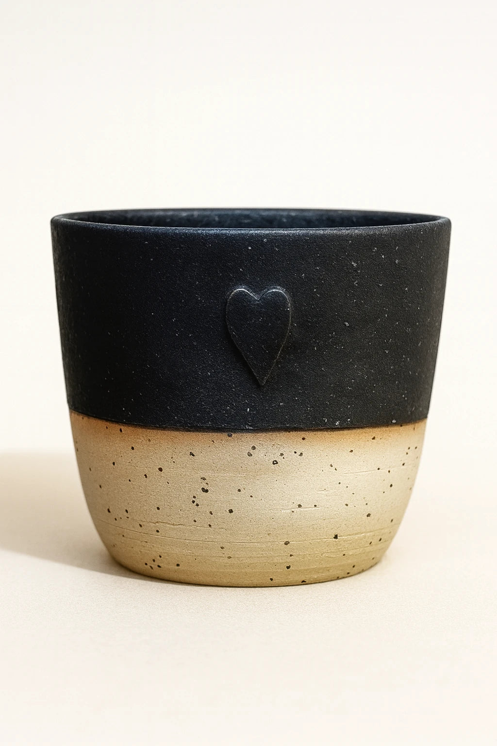Ceramiczna Czarka Mat Black Heart 200 ml | HD