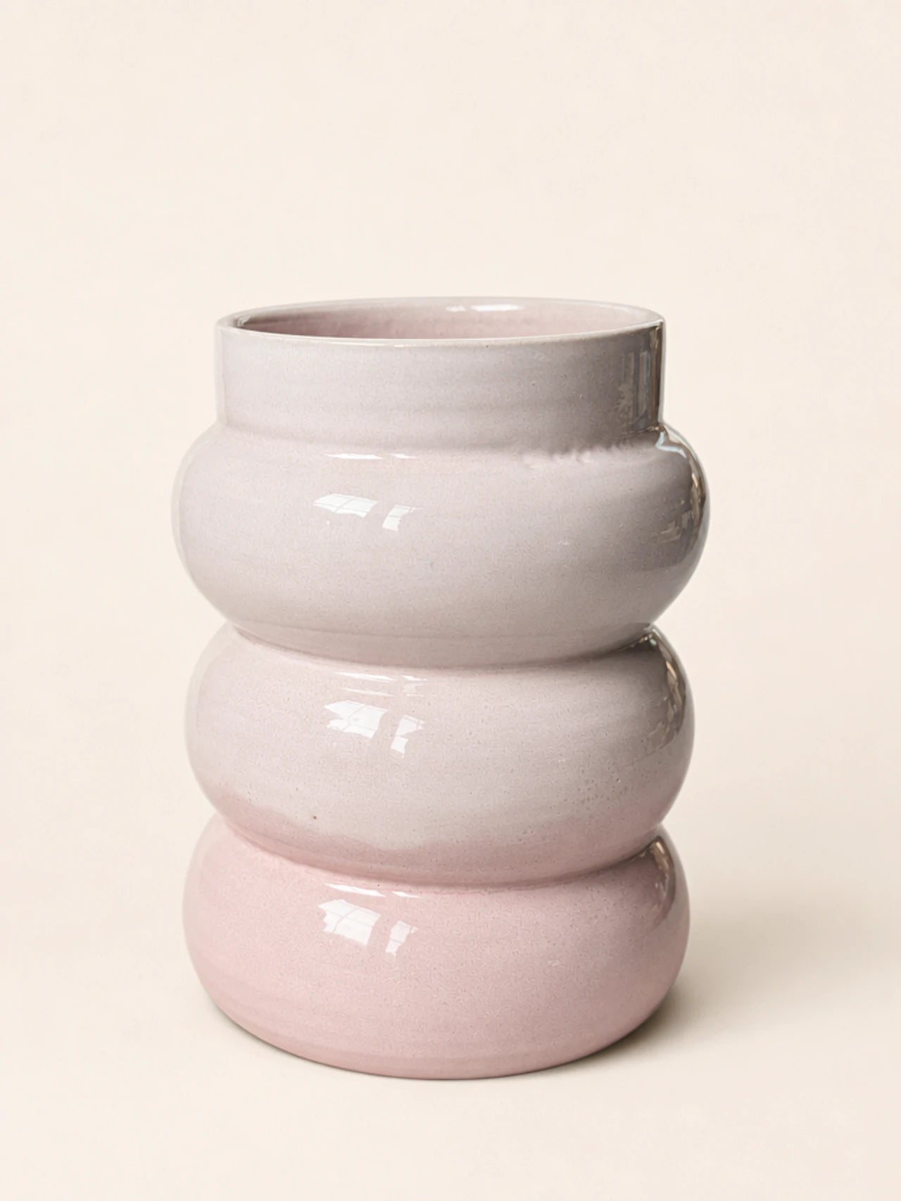 Wazon Stack Donut Rose 900 ml