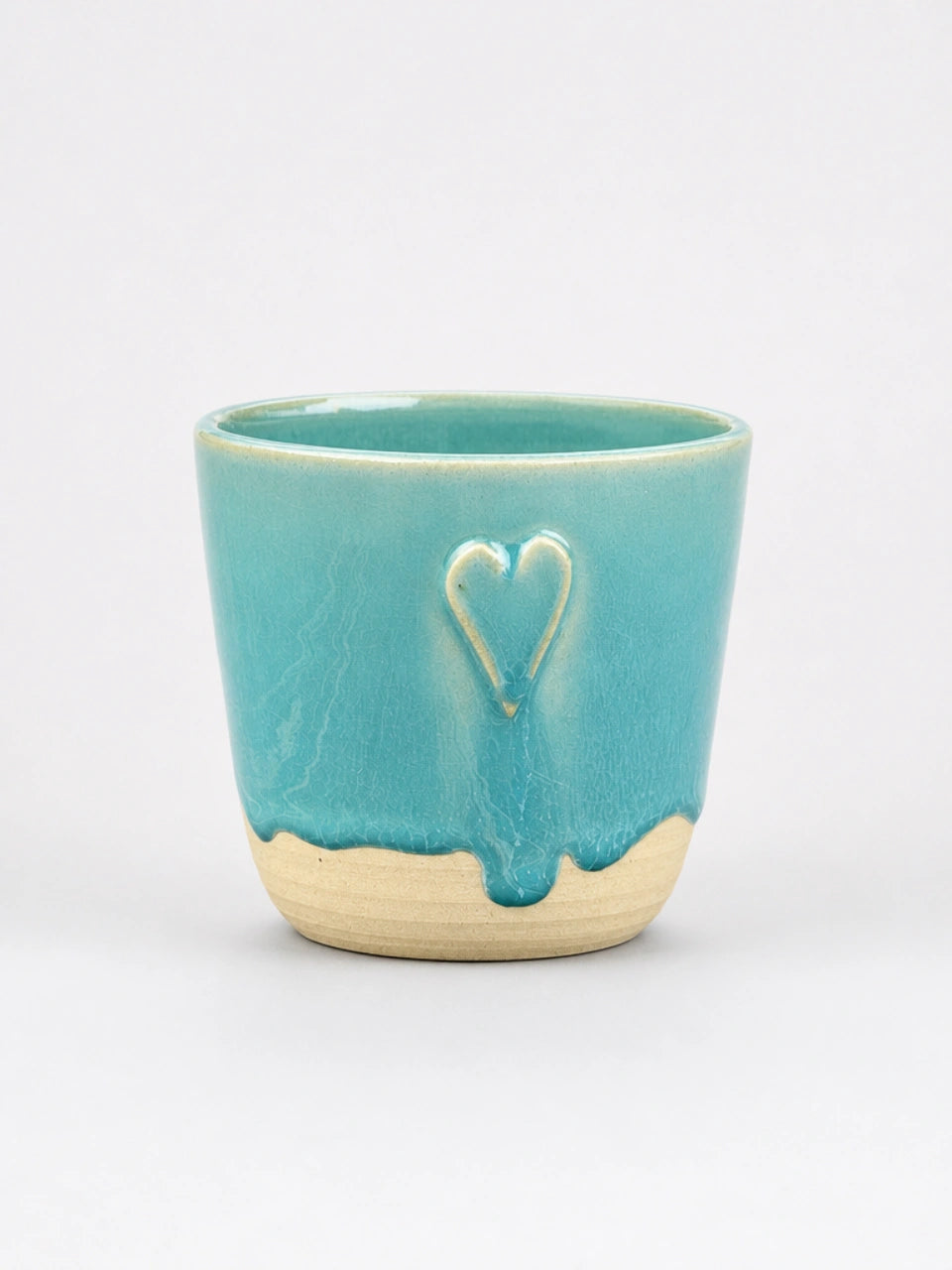 Czarka Ceramiczna Turkus Heart 200 ml
