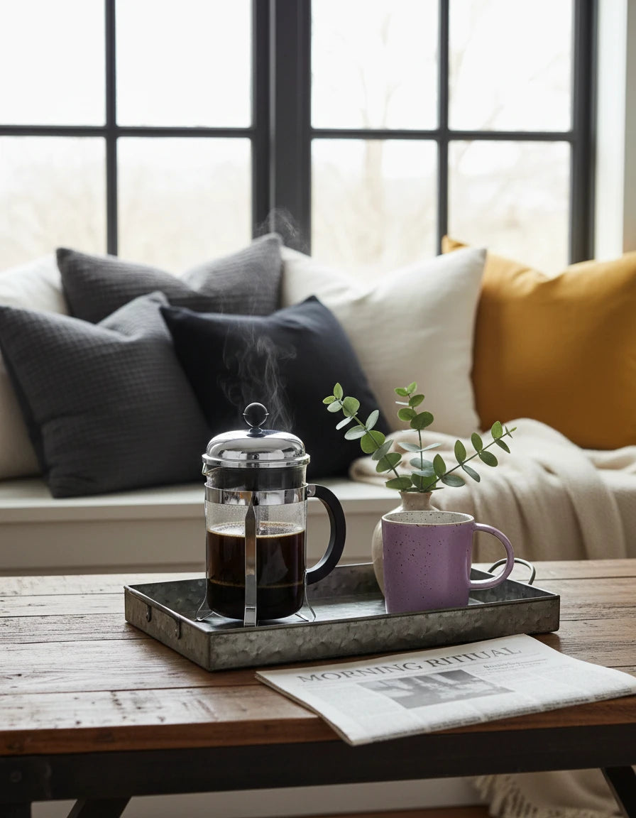 Ceramiczny Kubek Fioletowy Cottage 400 ml | HD