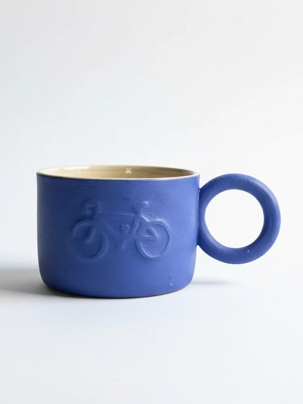 Kubek z Uchem Royal Blue Bike 320 ml | CR