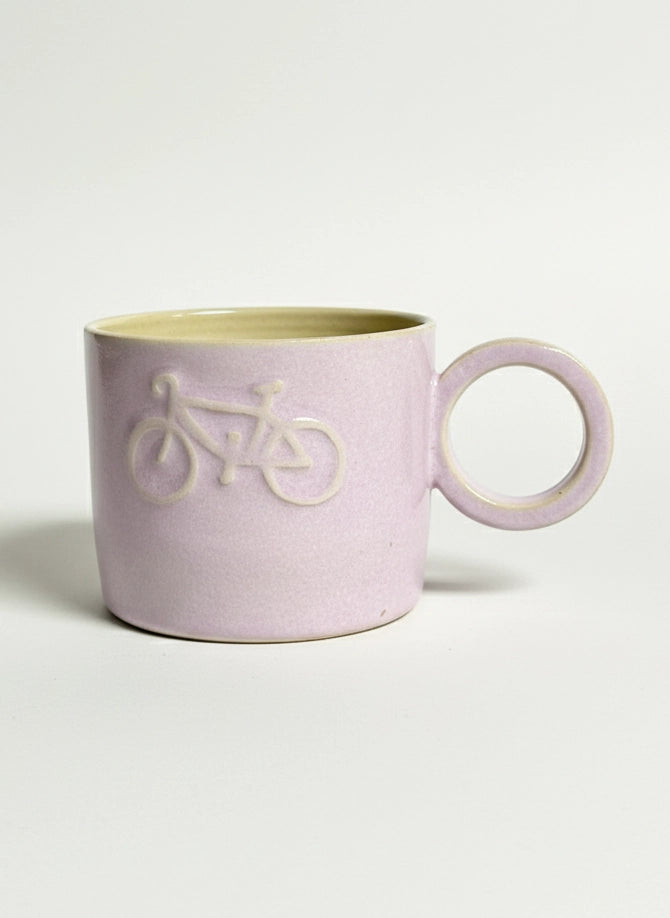 Ceramiczny Kubek Fioletowy Bike 350 ml | SA