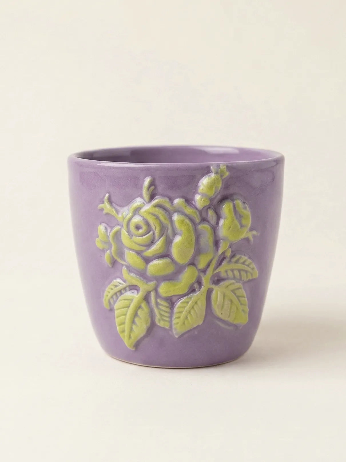 Czarka Ceramiczna Fioletowa Róża 200 ml