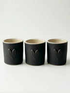 Kubek do Espresso Mat Black Heart 100 ml