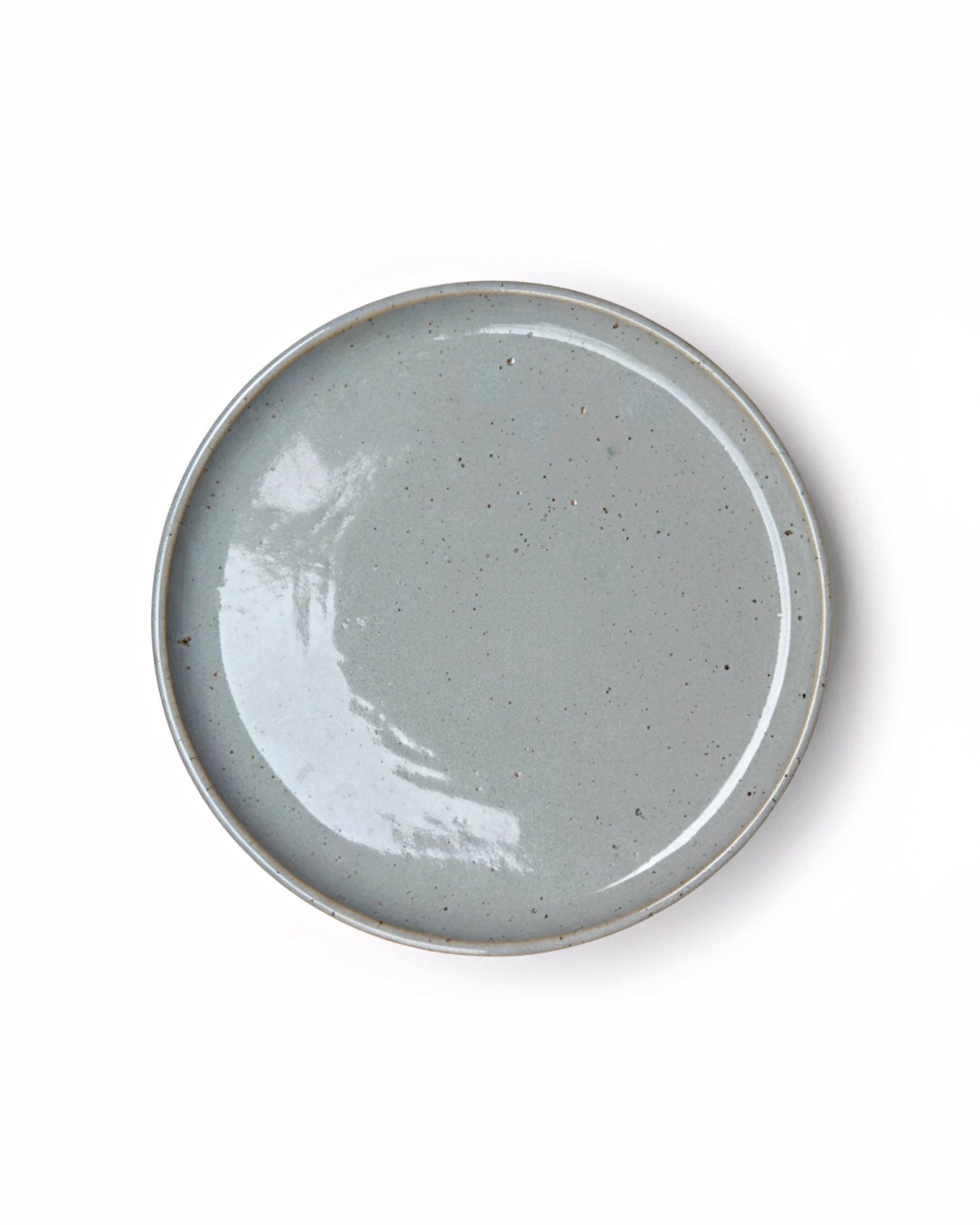 Talerz Deserowy Glossy Grey 18,8 cm | HD