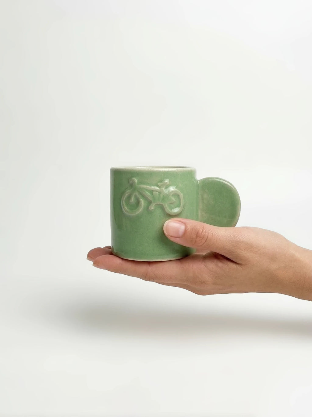 Kubek do Espresso Green Bike 100 ml