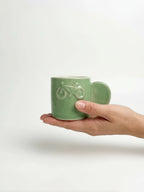 Kubek do Espresso Green Bike 100 ml