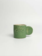 Kubek do Espresso Green Bike 100 ml
