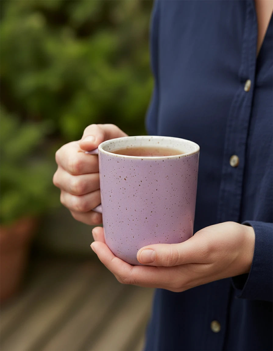 Ceramiczny Kubek Fioletowy Cottage 400 ml | HD
