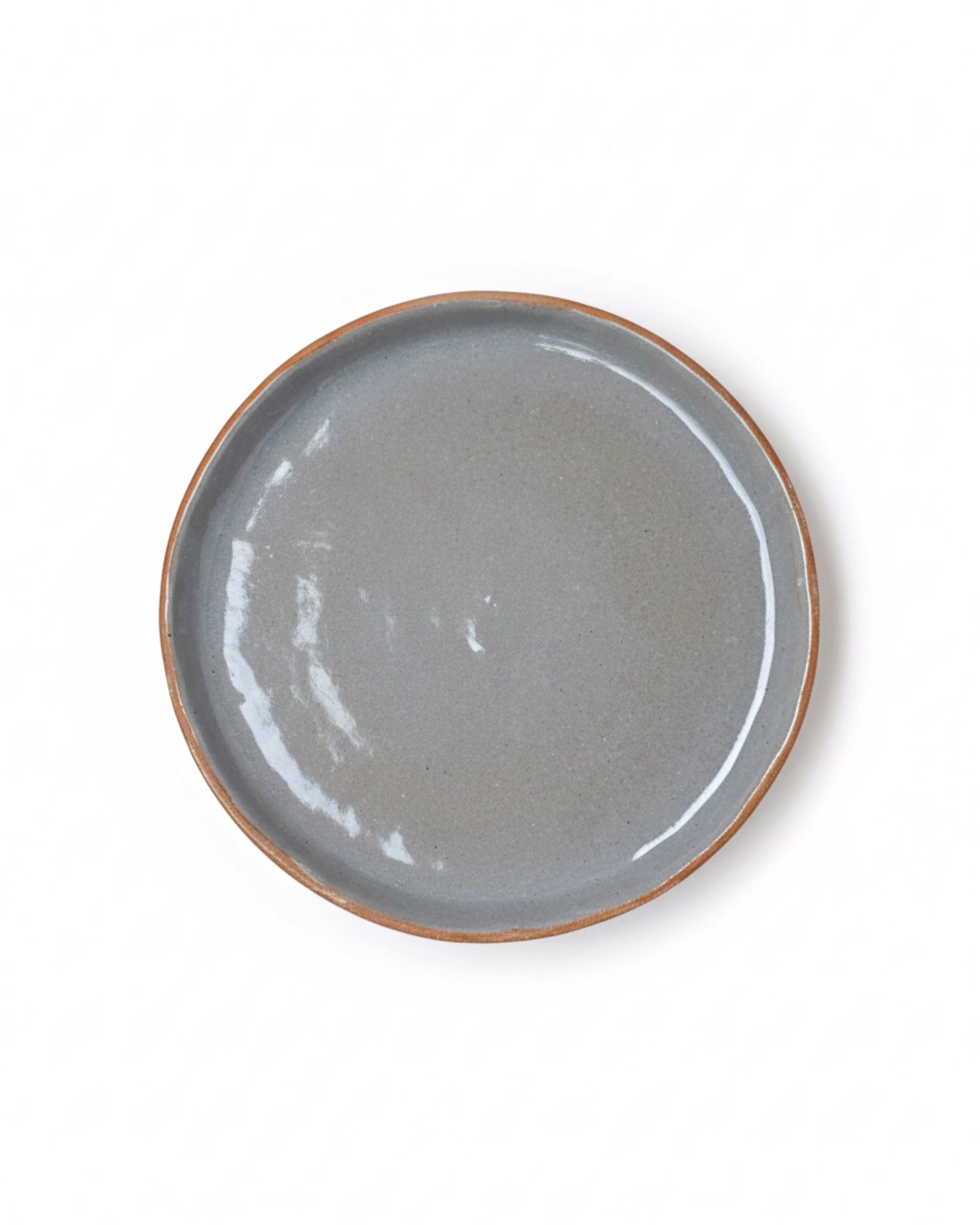 Talerz Deserowy Glossy Grey 18 cm | CA