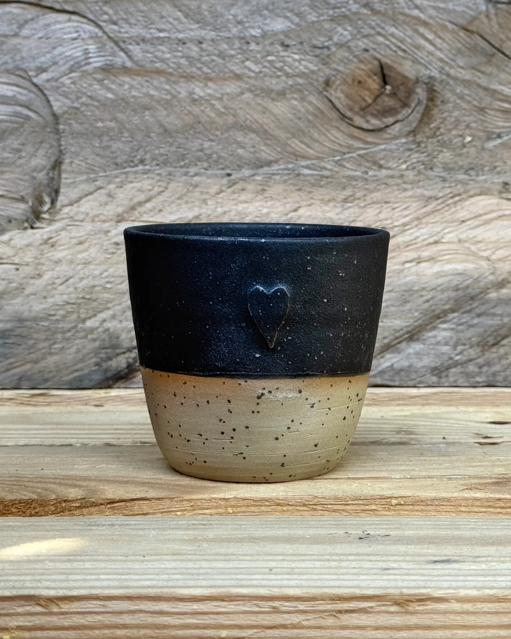 Ceramiczna Czarka Mat Black Heart 200 ml | HD