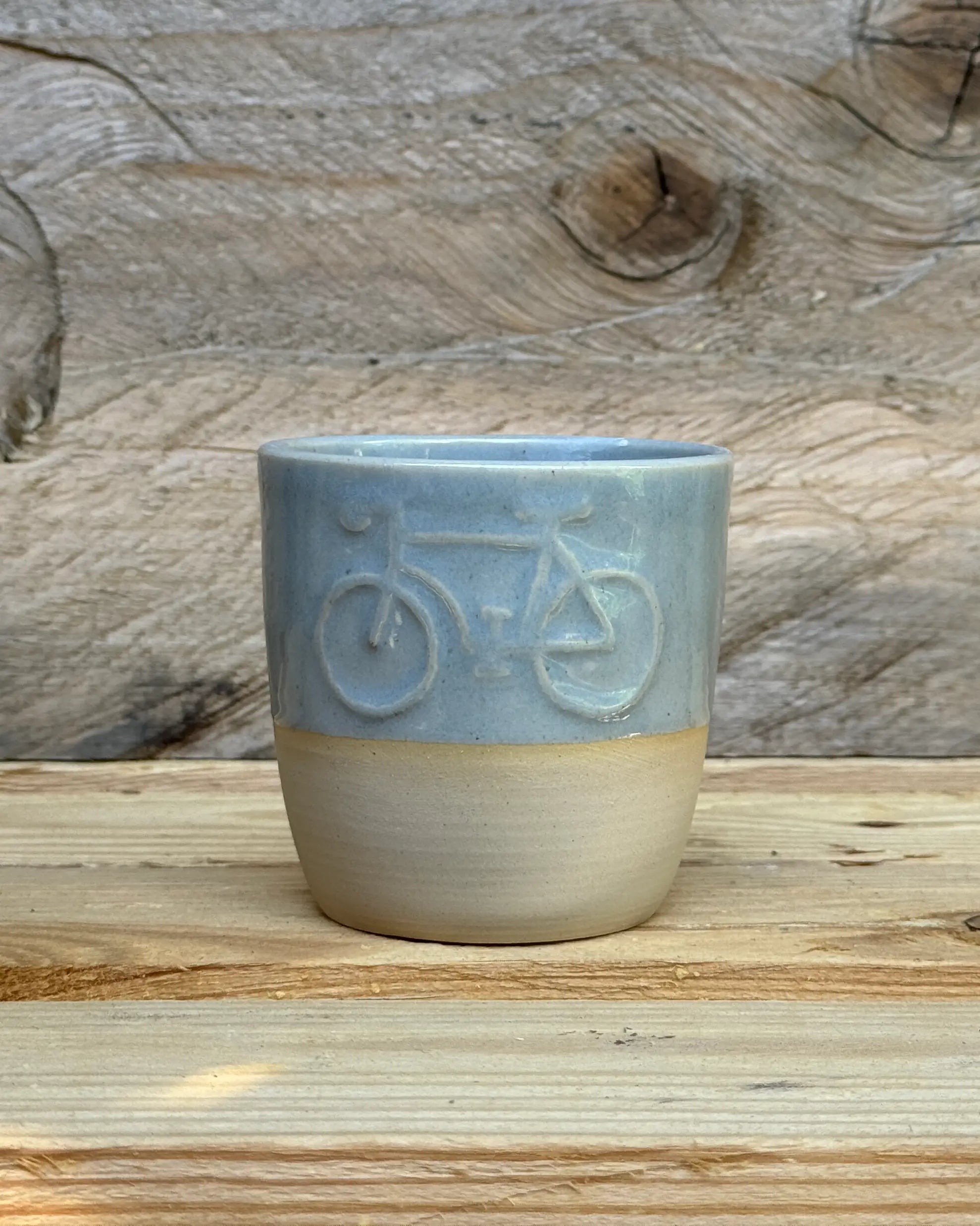 Ceramiczna Czarka Glossy Grey Bike 200 ml | SA