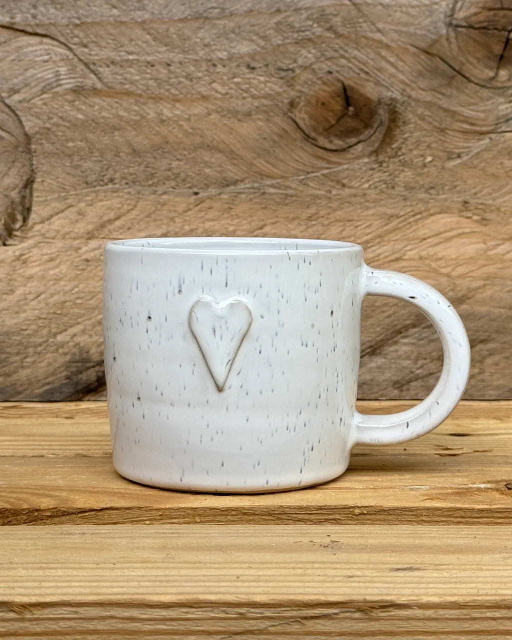 Kubek Ceramiczny Biały Milkyway Heart 280 ml | SA