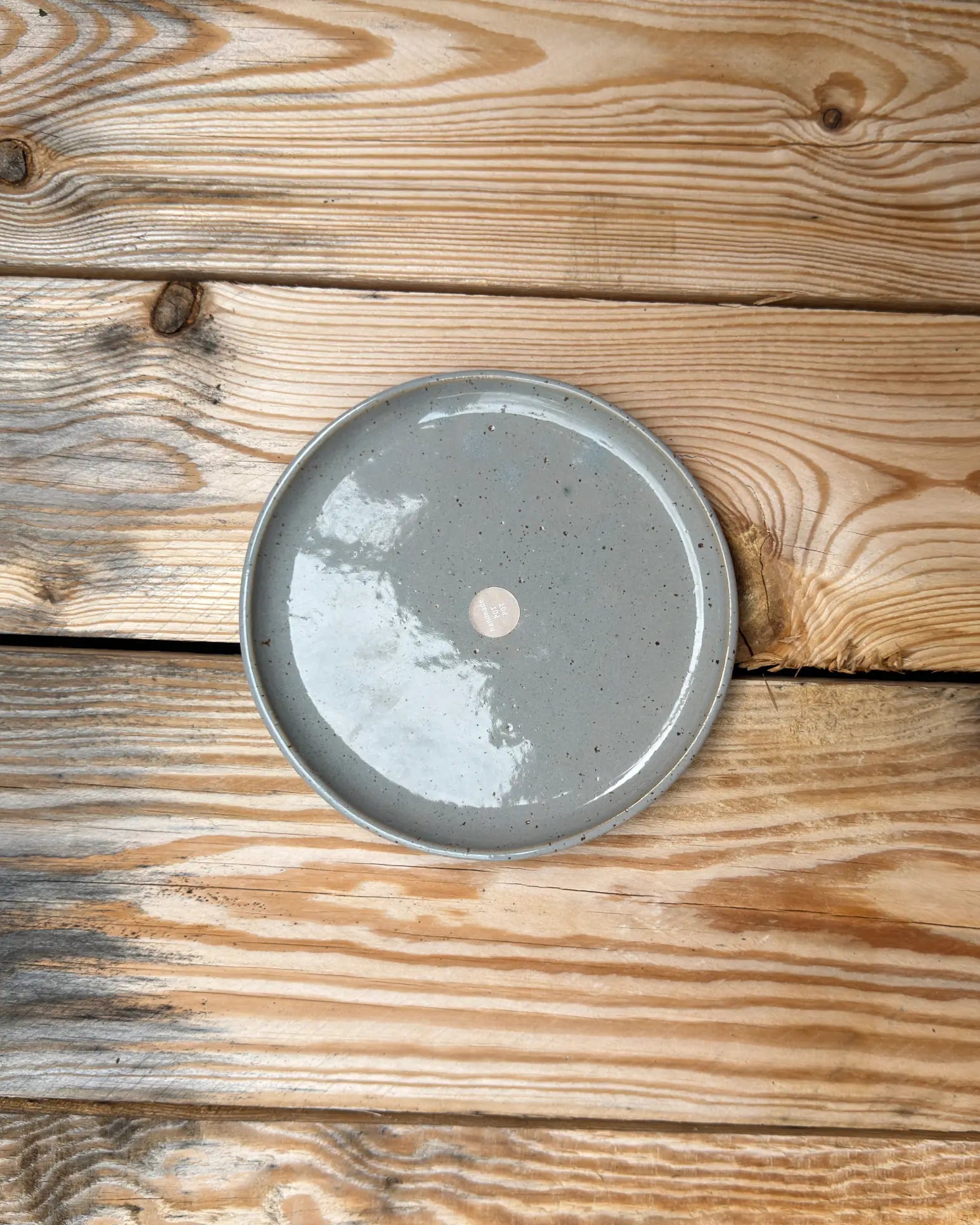 Talerz Deserowy Glossy Grey 18,8 cm | HD