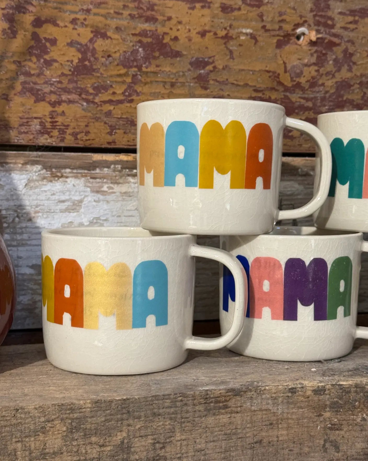 Kubek Kolorowy MAMA 400 ml | OUTLET