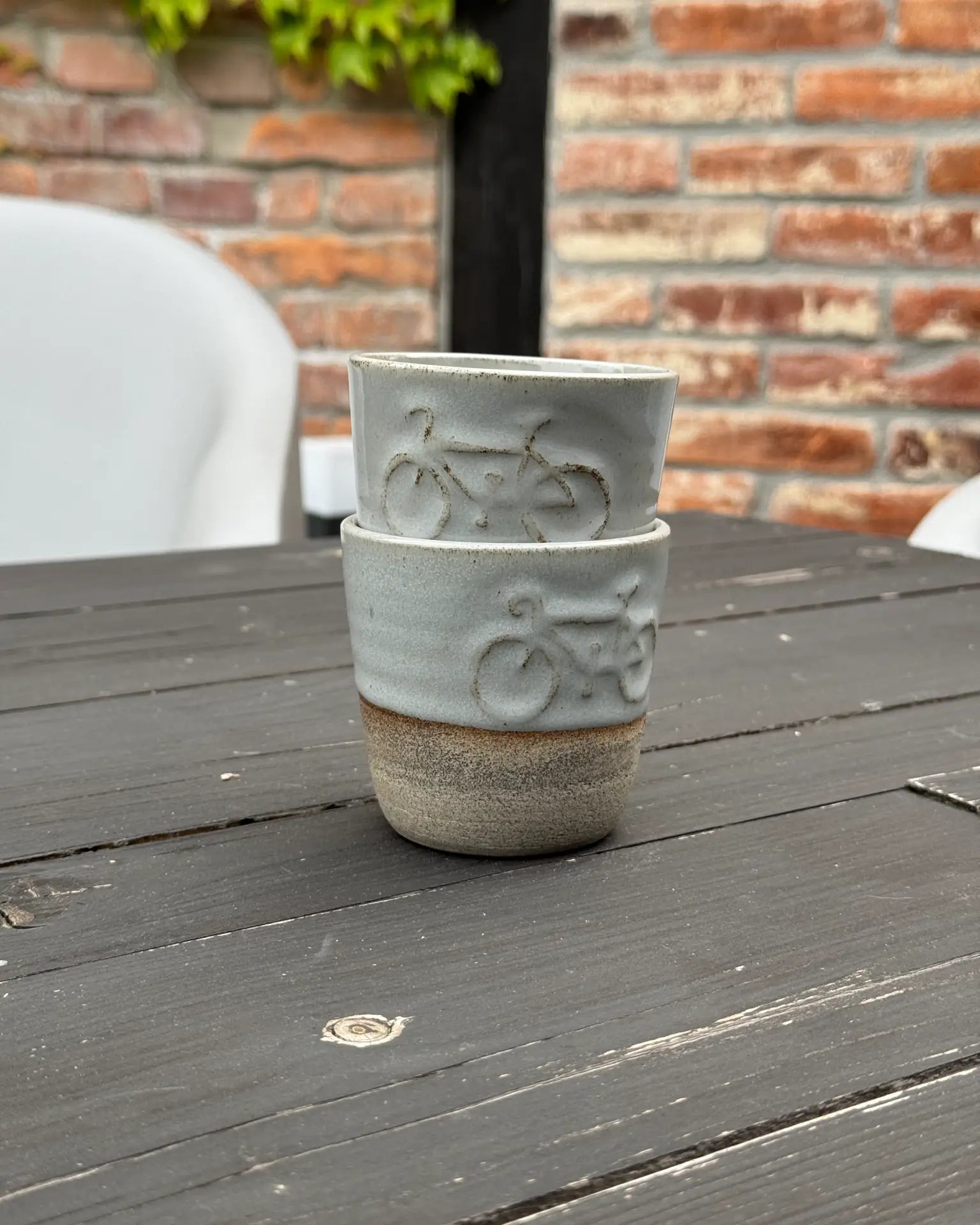 Czarka Ceramiczna Glossy Grey Bike 200 ml | DS