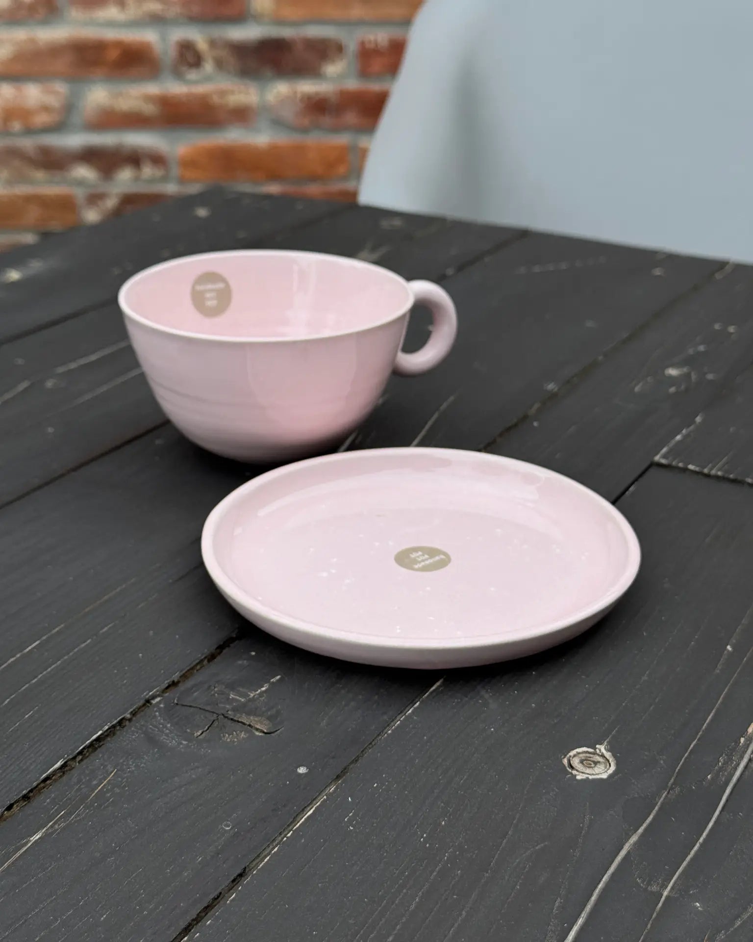 Ceramiczna Filiżanka Różowa Pastelowa 350 ml | SA