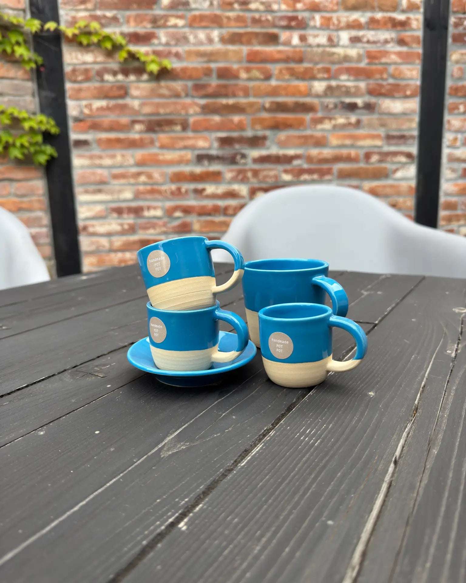 Kubek Do Espresso Niebieski Azure 80 ml | SA