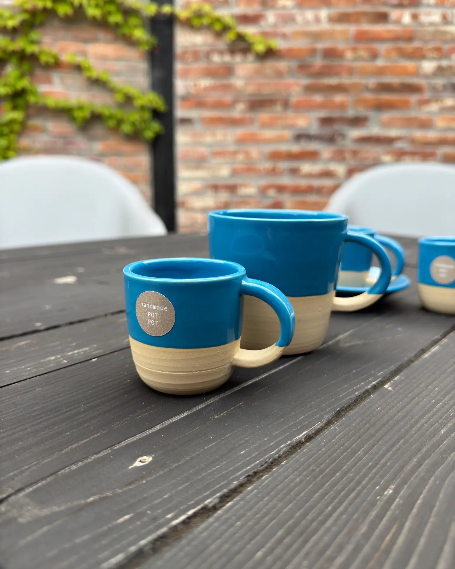 Kubek Do Espresso Niebieski Azure 80 ml | SA