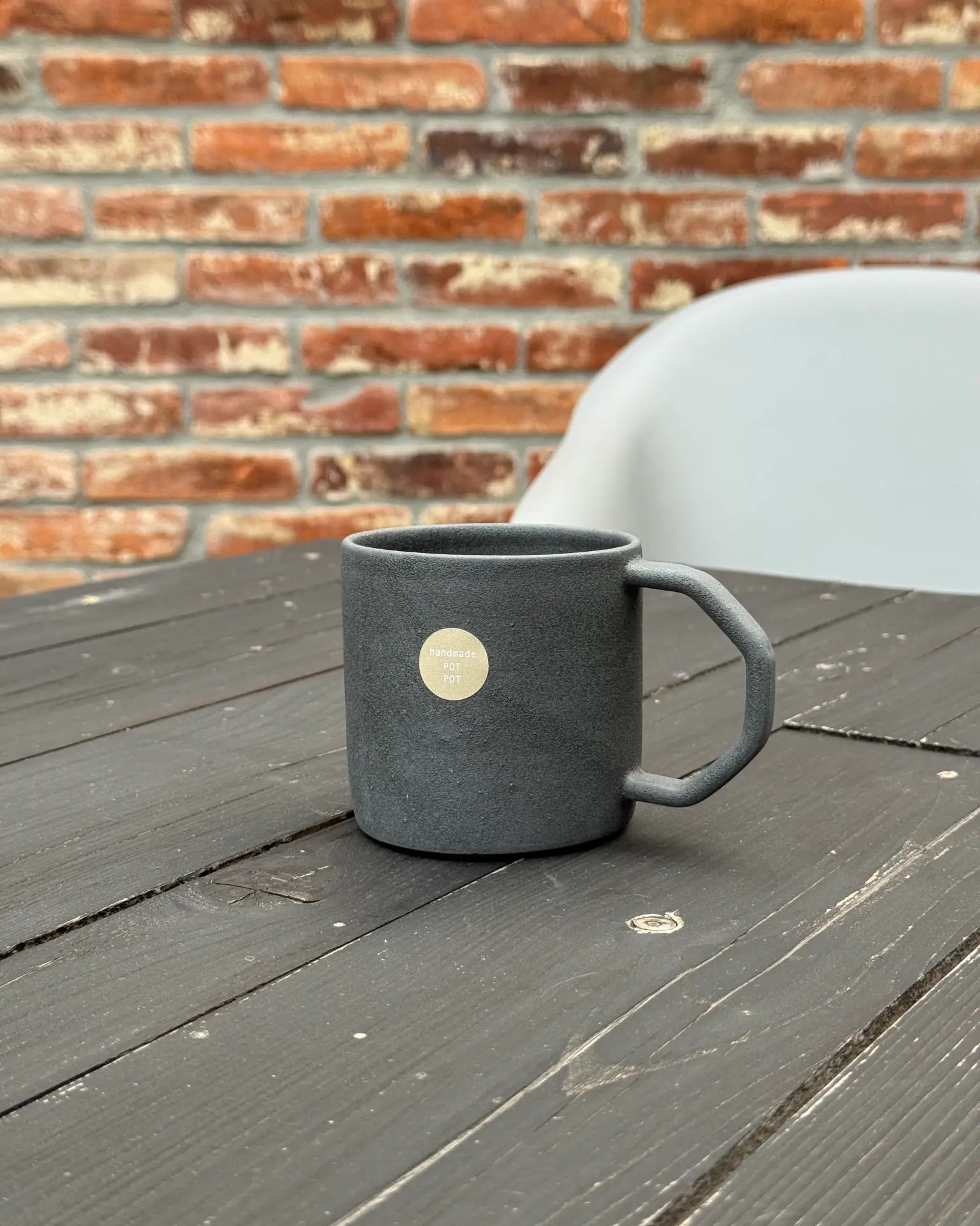 Kubek Ceramiczny Mat Grey 400 ml | EB