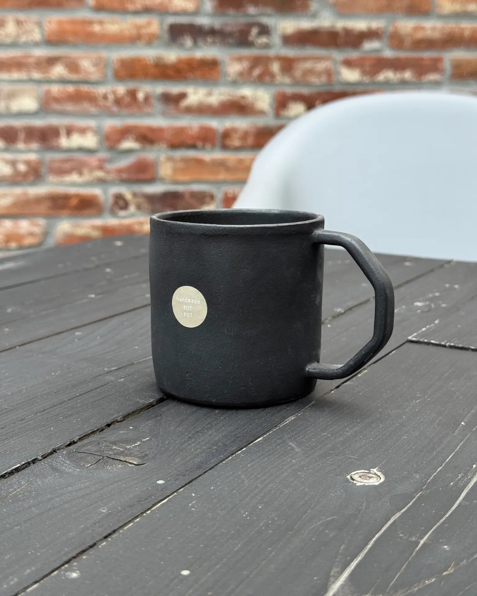 Kubek Ceramiczny Mat Black 400 ml | EB