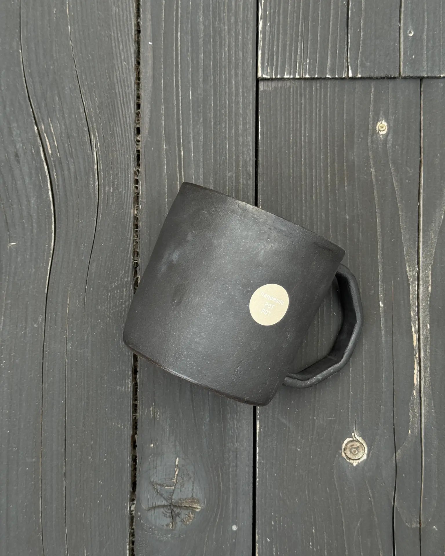 Kubek Ceramiczny Mat Black 400 ml | EB