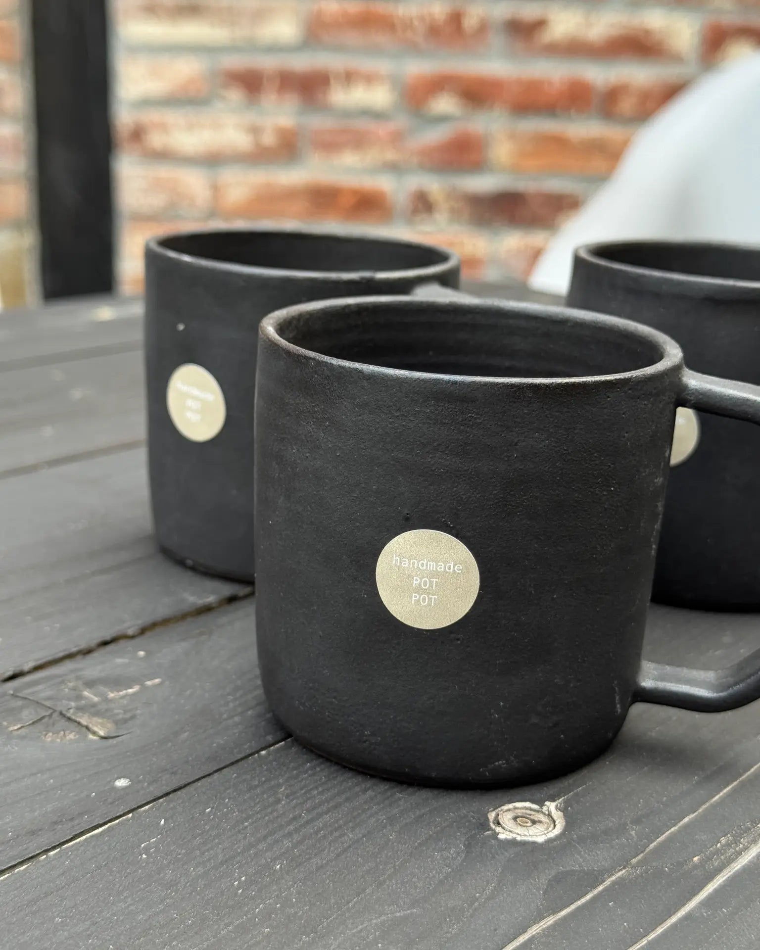 Kubek Ceramiczny Mat Black 400 ml | EB