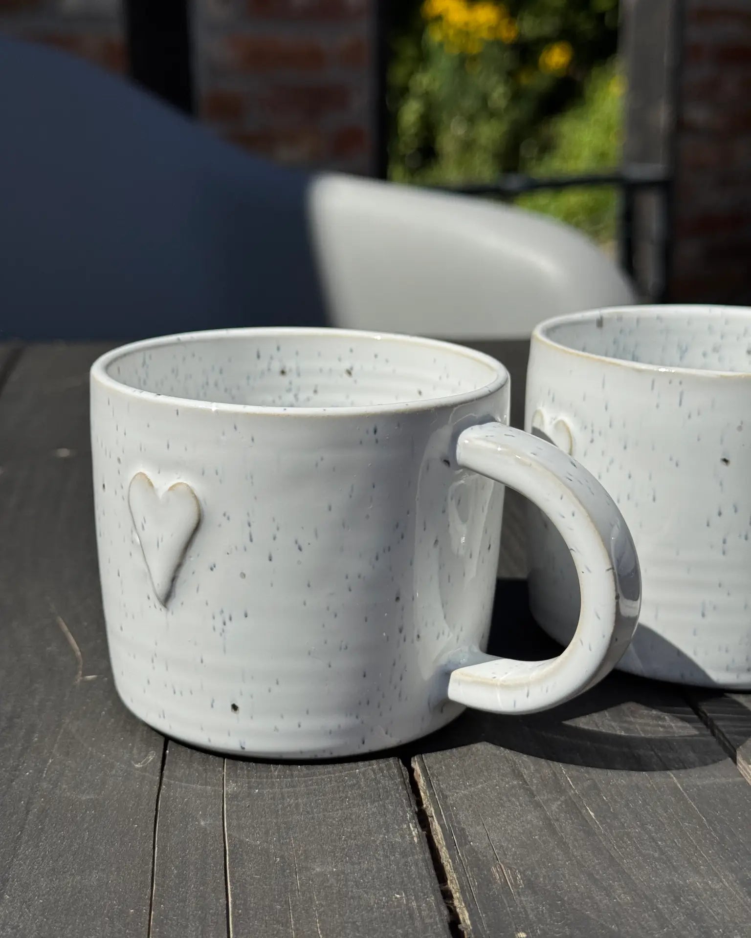 Kubek Ceramiczny Biały Milkyway Heart 350 ml | SA