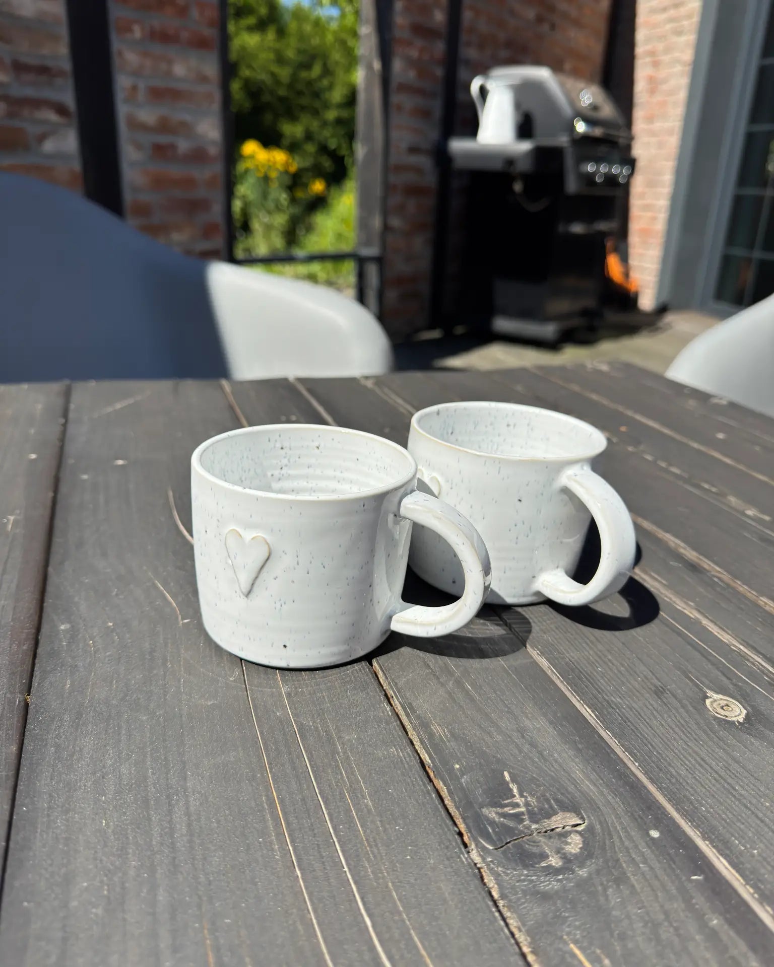 Kubek Ceramiczny Biały Milkyway Heart 350 ml | SA