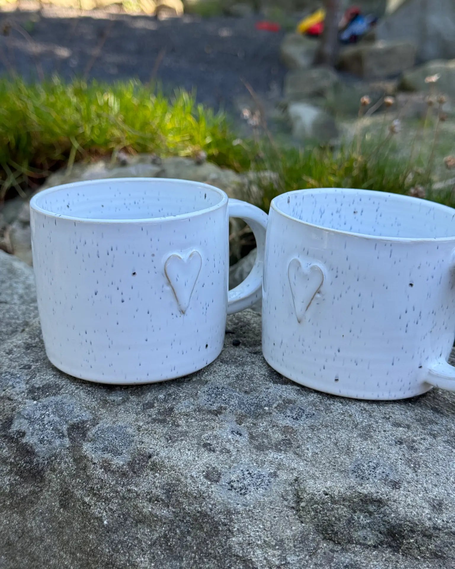 Kubek Ceramiczny Biały Milkyway Heart 350 ml | SA