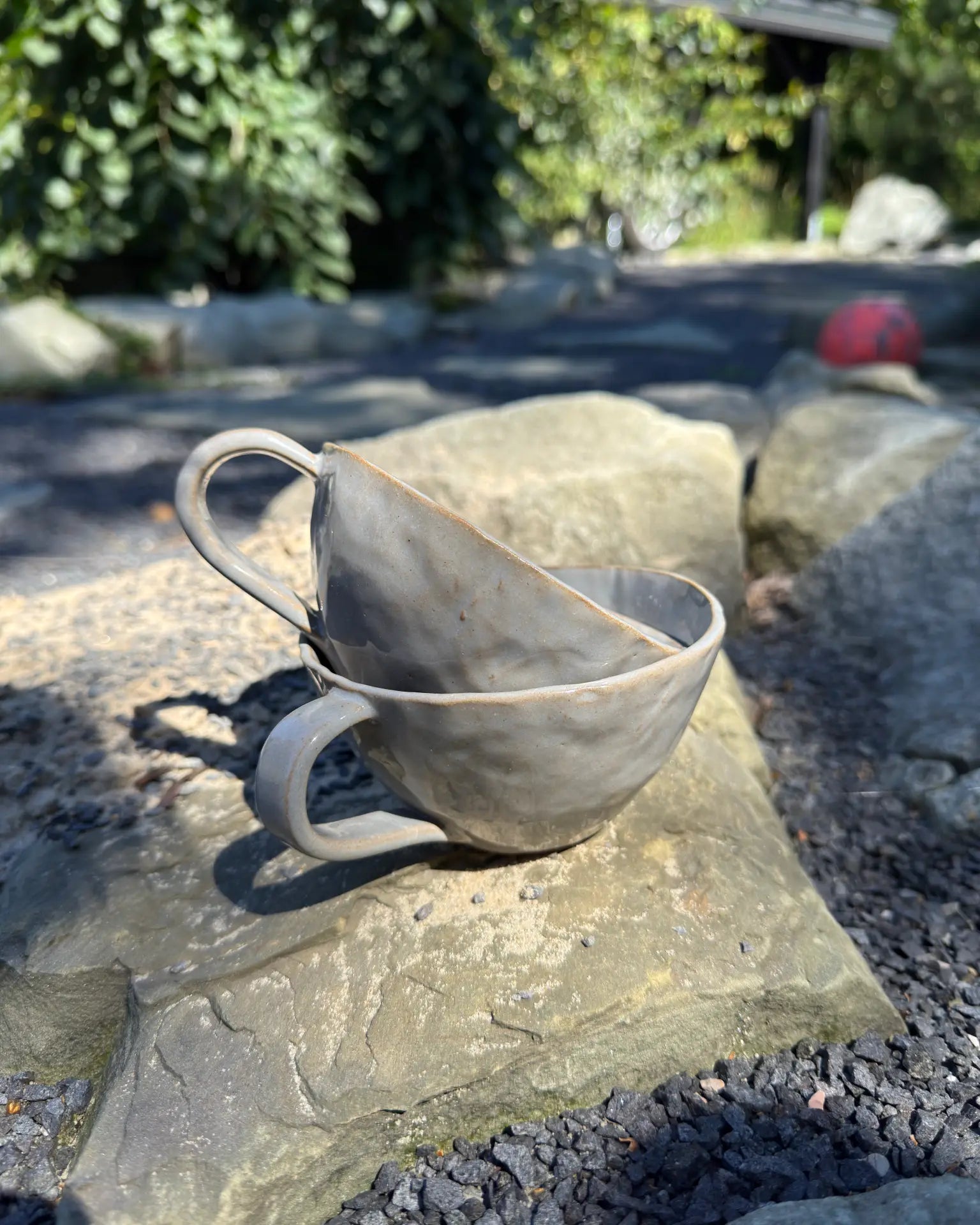 Filiżanka Ceramiczna Glossy Grey Prime 300 ml | CA