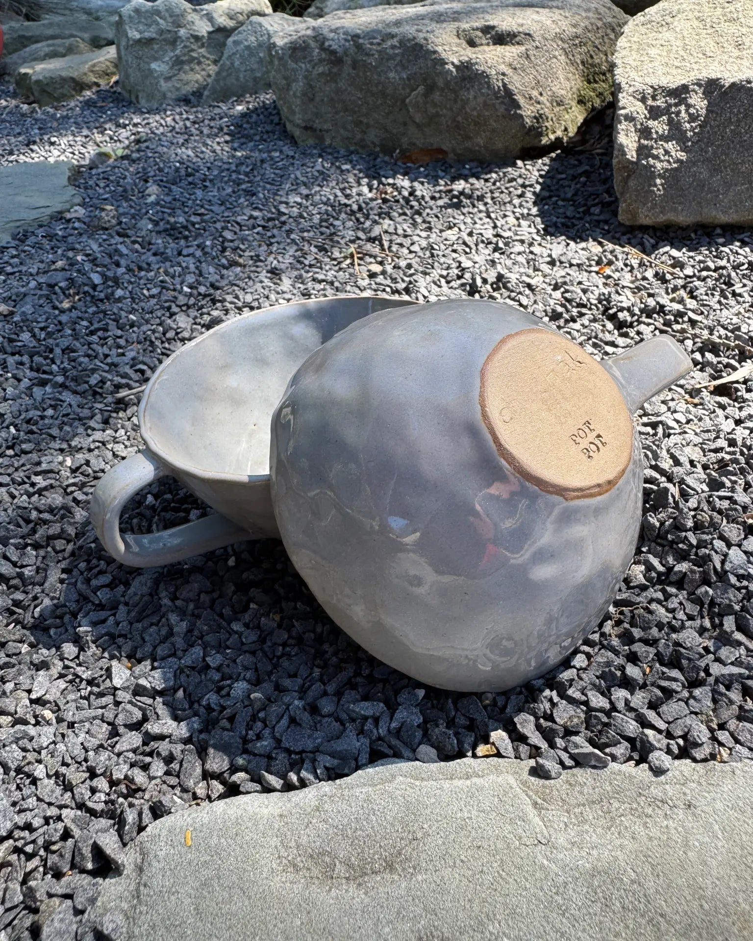 Filiżanka Ceramiczna Glossy Grey Prime 300 ml | CA