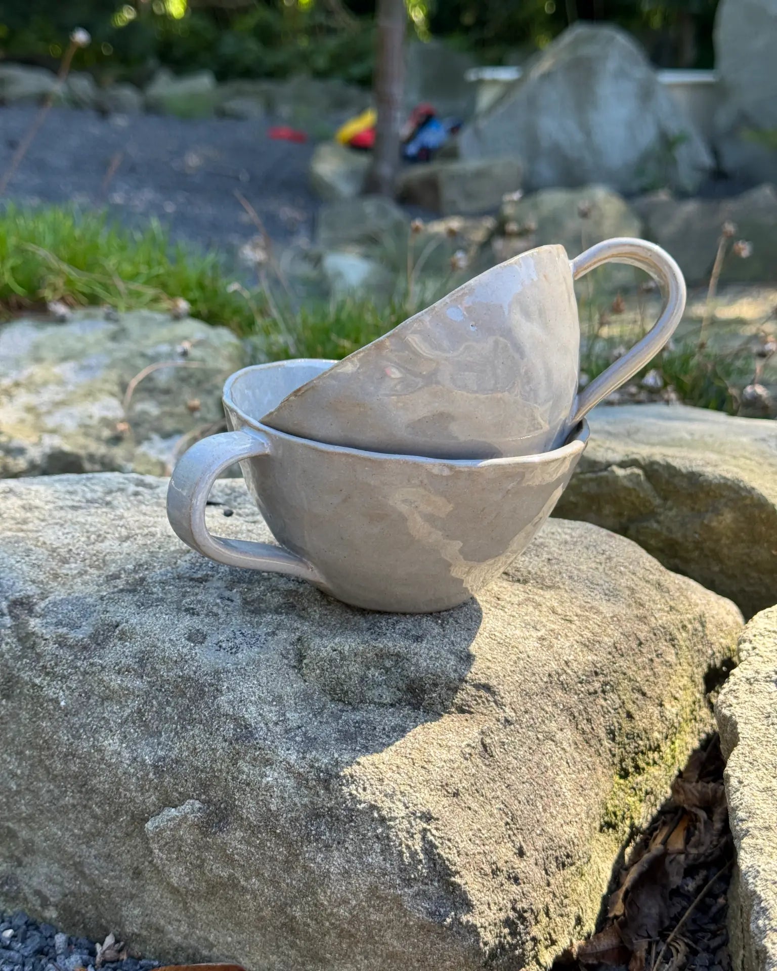 Filiżanka Ceramiczna Glossy Grey Prime 300 ml | CA