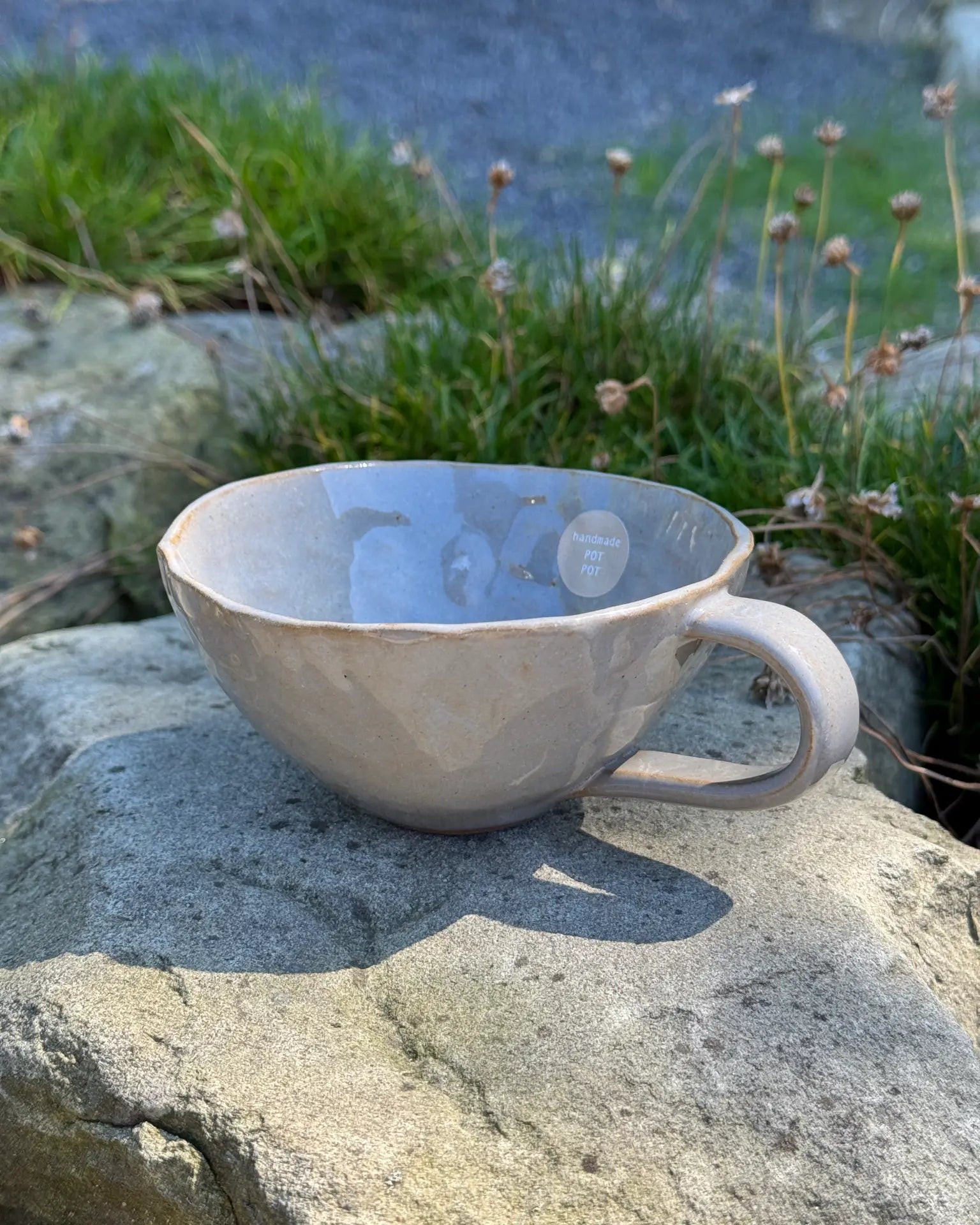 Filiżanka Ceramiczna Glossy Grey Prime 300 ml | CA