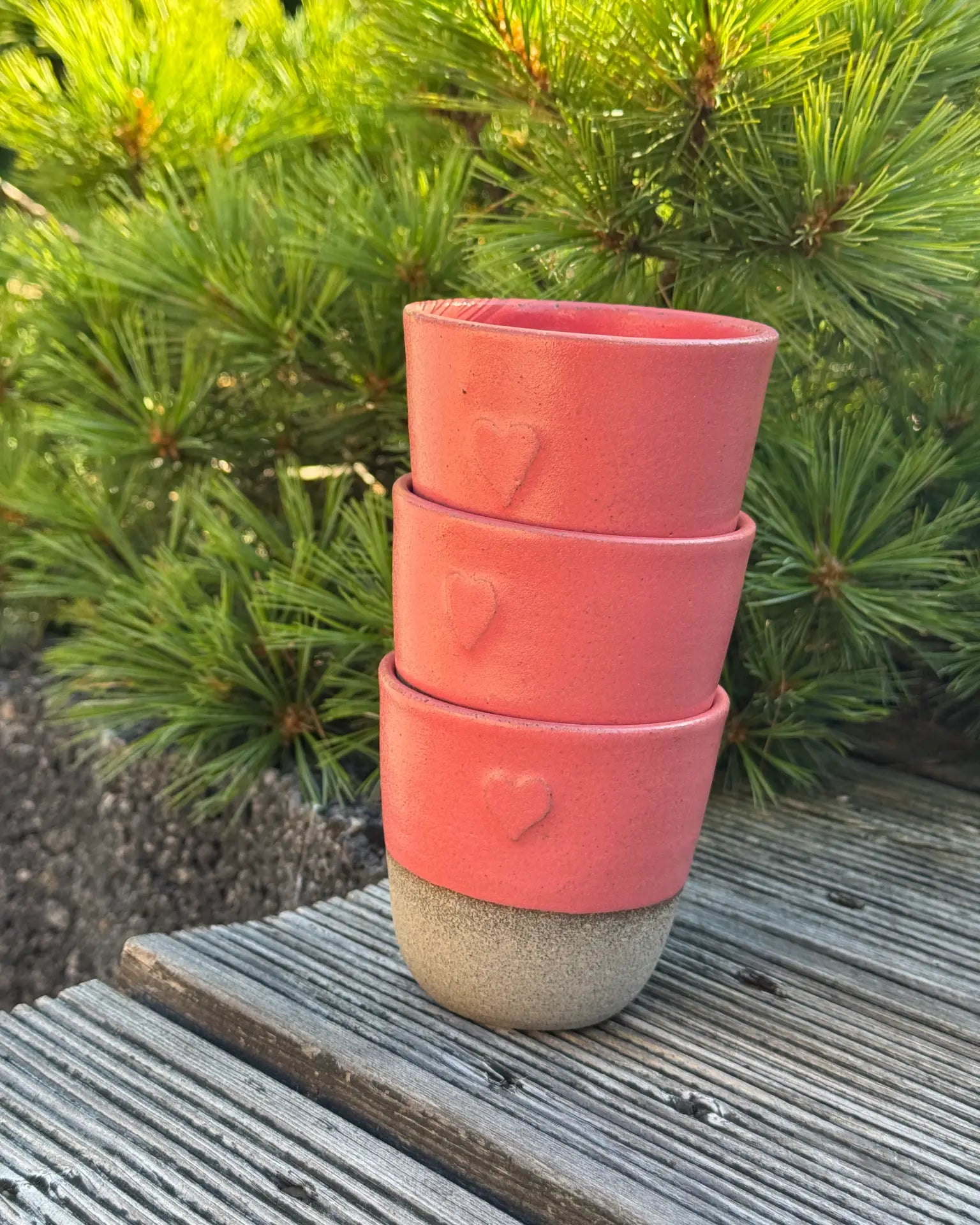 Czarka Ceramiczna Pink Heart 200 ml | DS