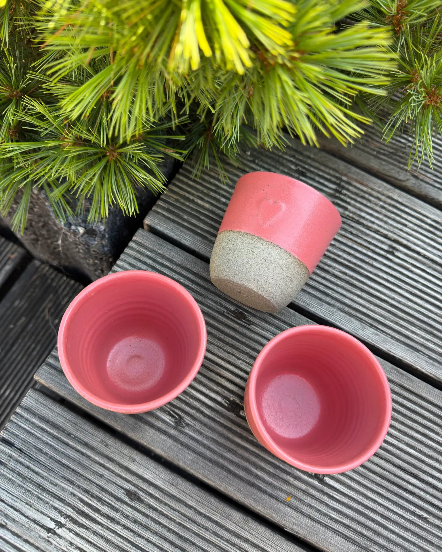 Czarka Ceramiczna Pink Heart 200 ml | DS