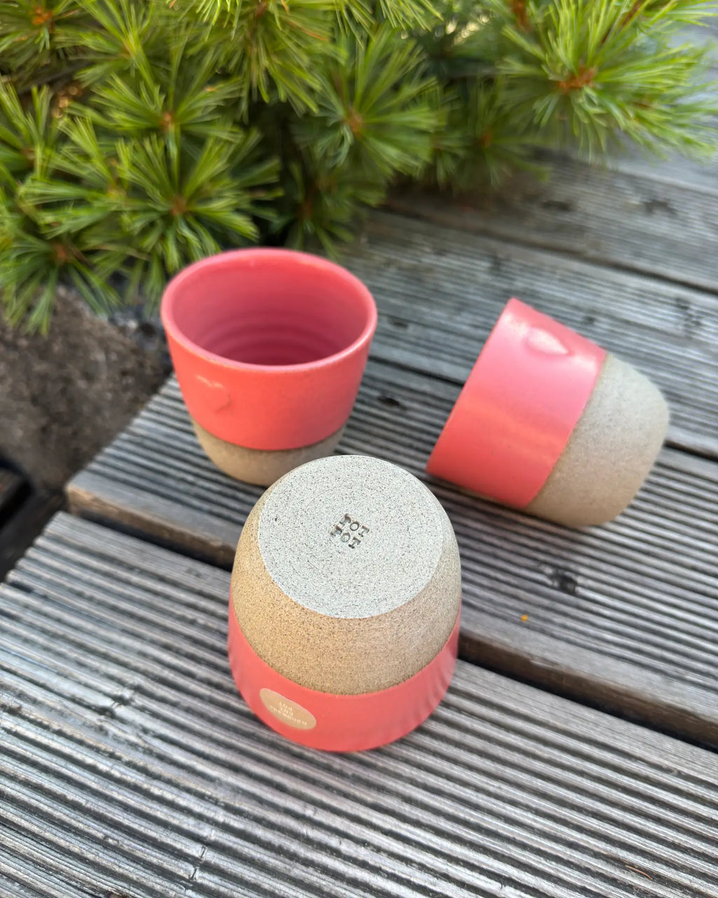 Czarka Ceramiczna Pink Heart 200 ml | DS