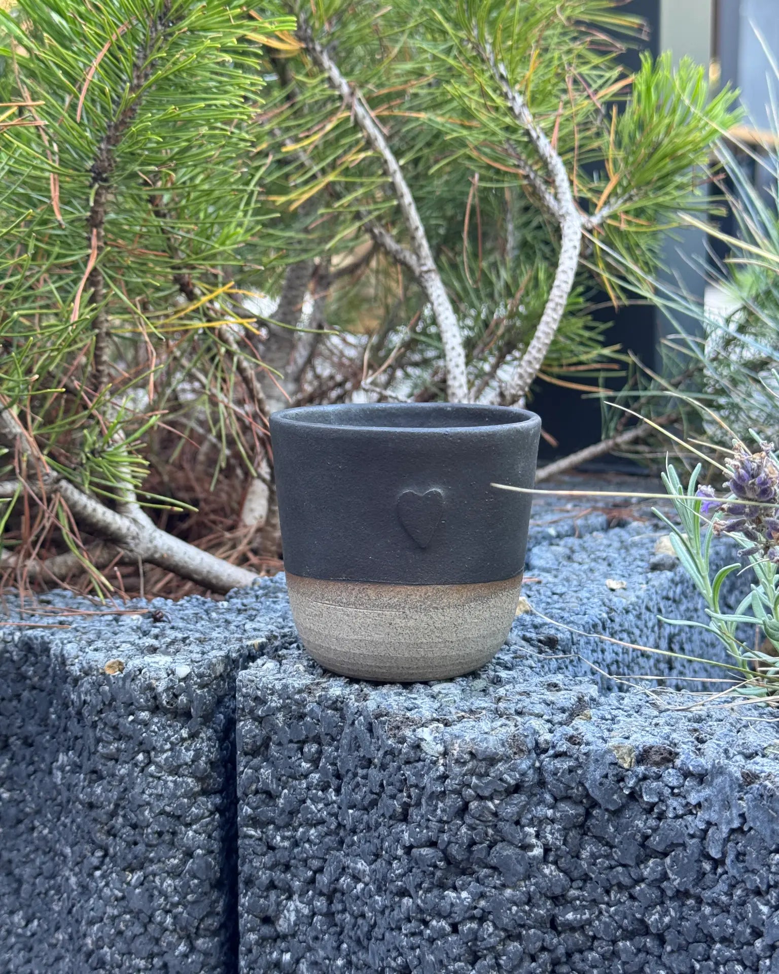 Czarka Ceramiczna Mat Black Heart 200 ml | DS