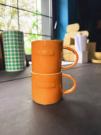 Kubek z Napisem Mama Pomarańczowy 240 ml