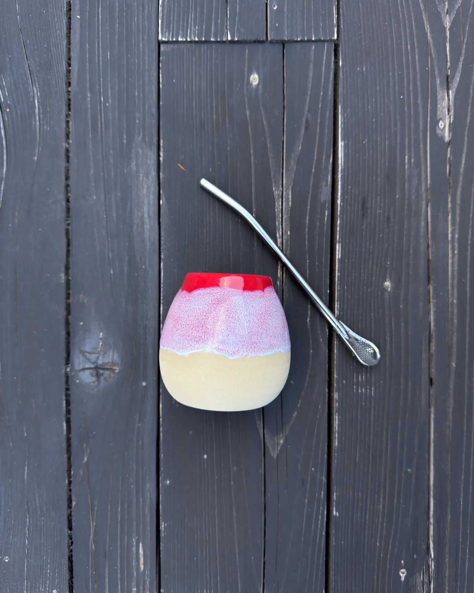 Tykwa Yerba Mate Czerwona 290 ml | SA