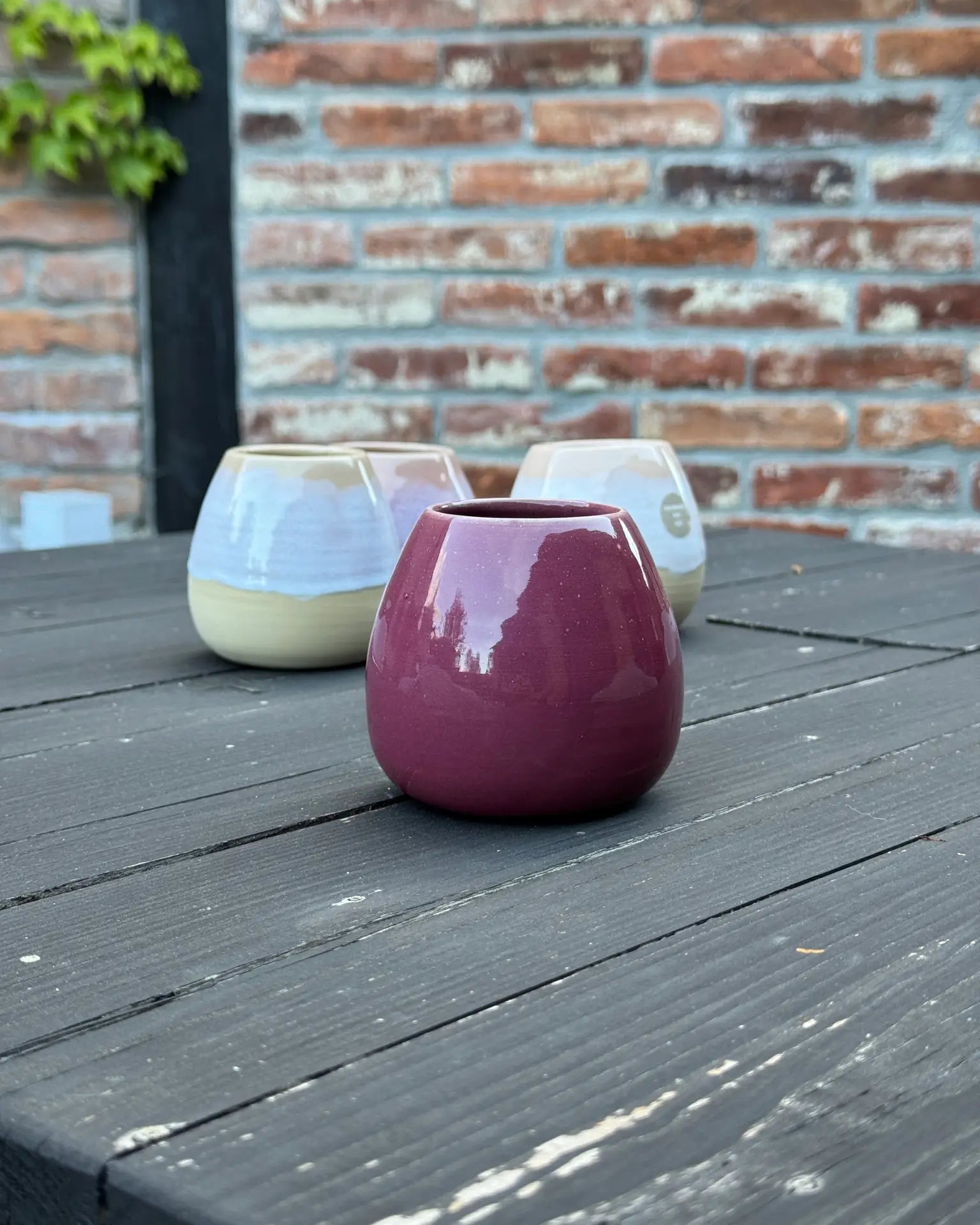 Tykwa Yerba Mate Burgundowa 290 ml | SA