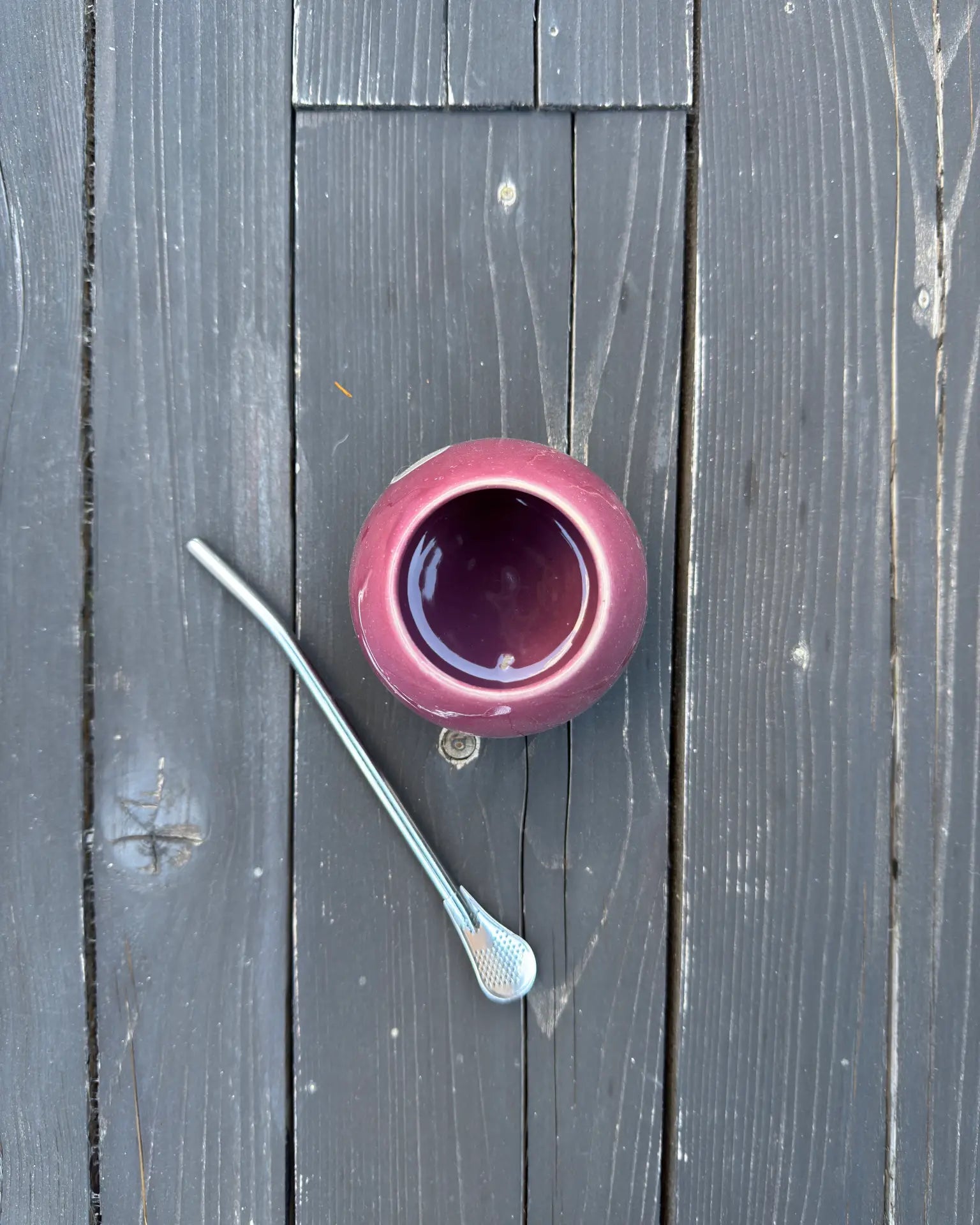 Tykwa Yerba Mate Burgundowa 290 ml | SA