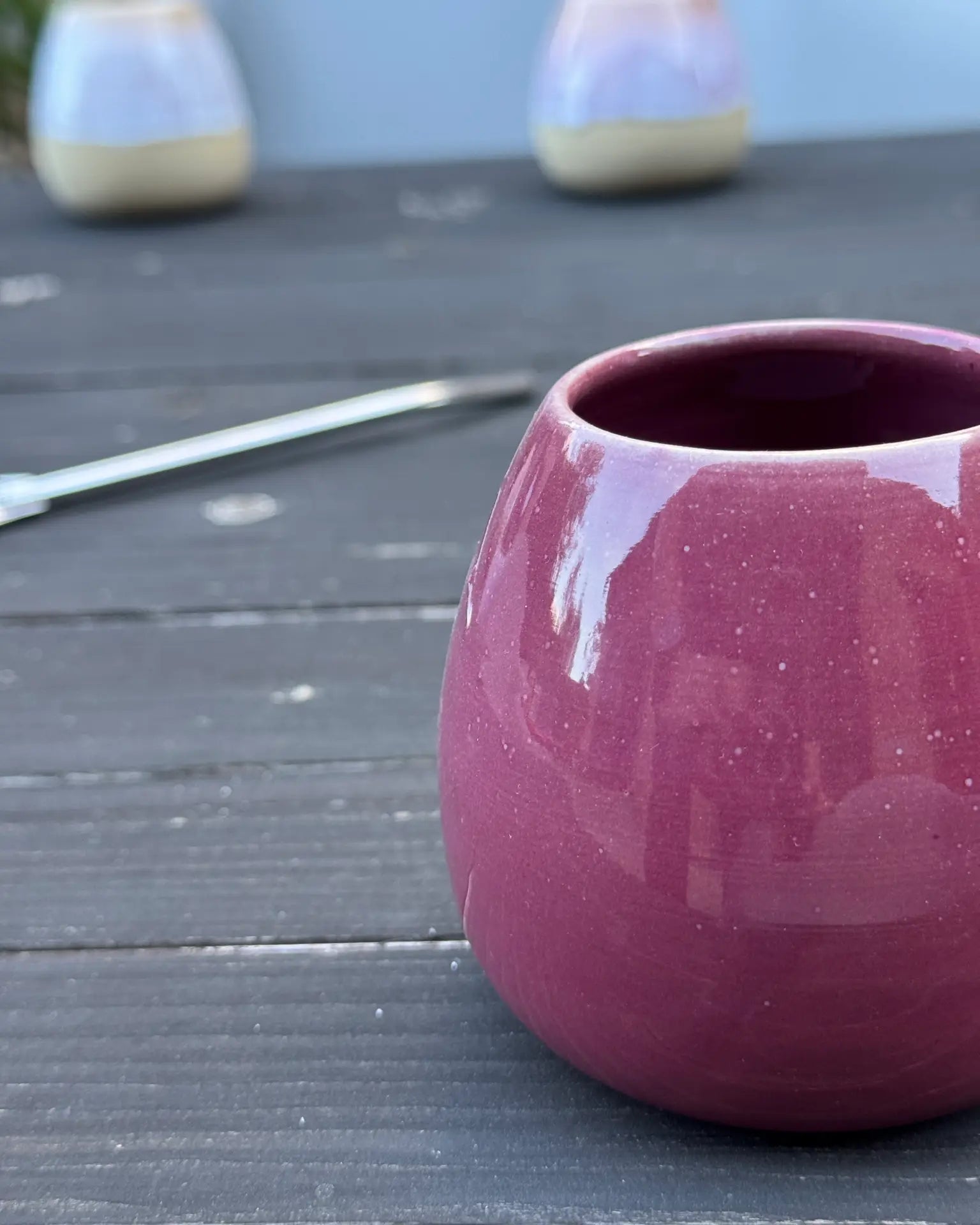 Tykwa Yerba Mate Burgundowa 290 ml | SA