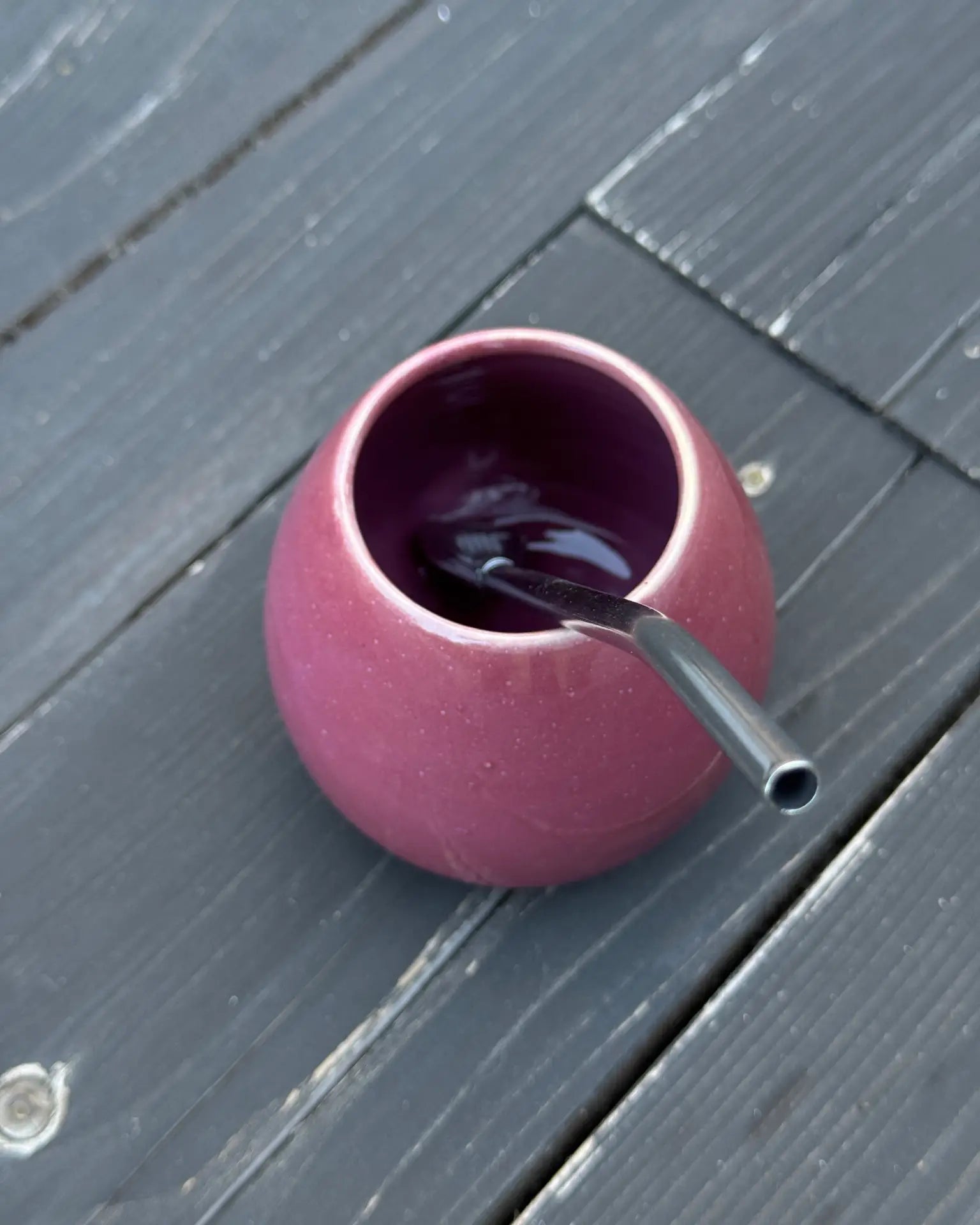 Tykwa Yerba Mate Burgundowa 290 ml | SA