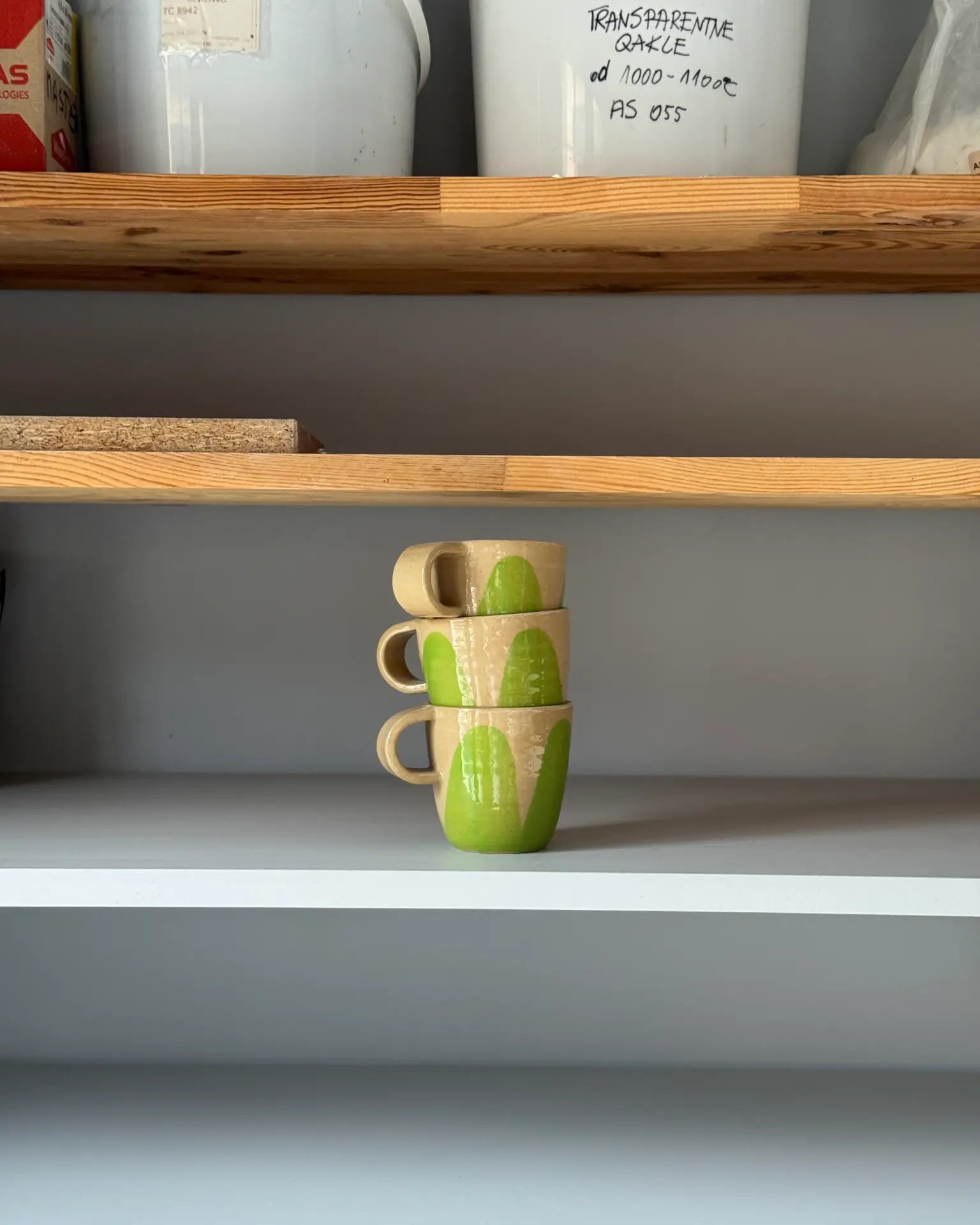 Kubek Ceramiczny Pistacjowy Vintage 200 ml | CA