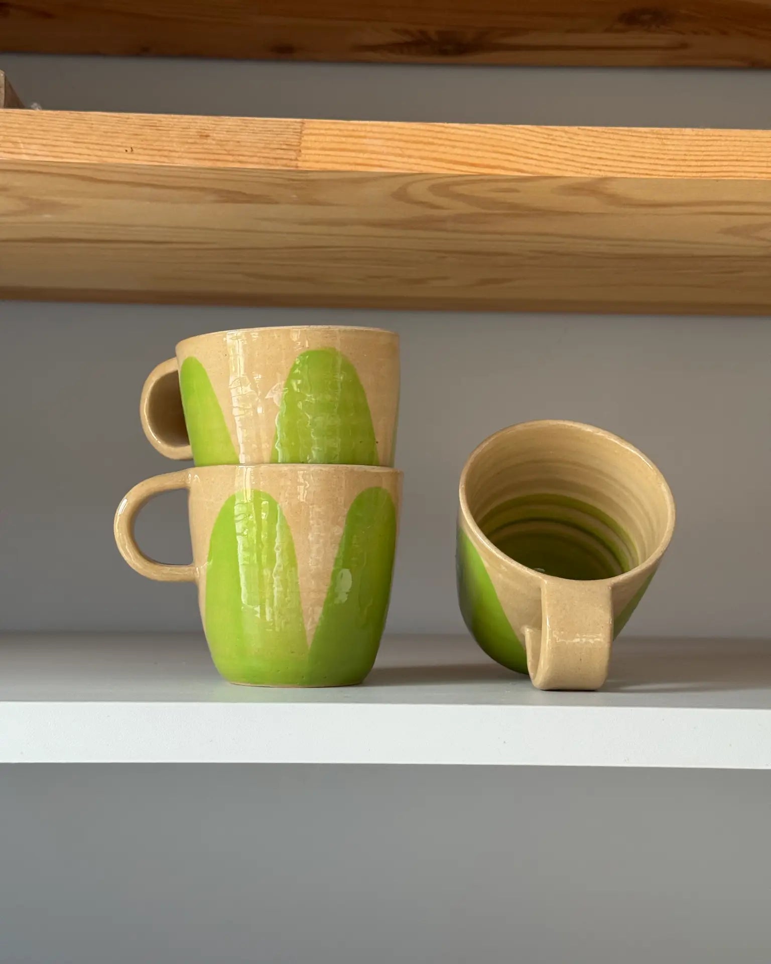 Kubek Ceramiczny Pistacjowy Vintage 200 ml | CA