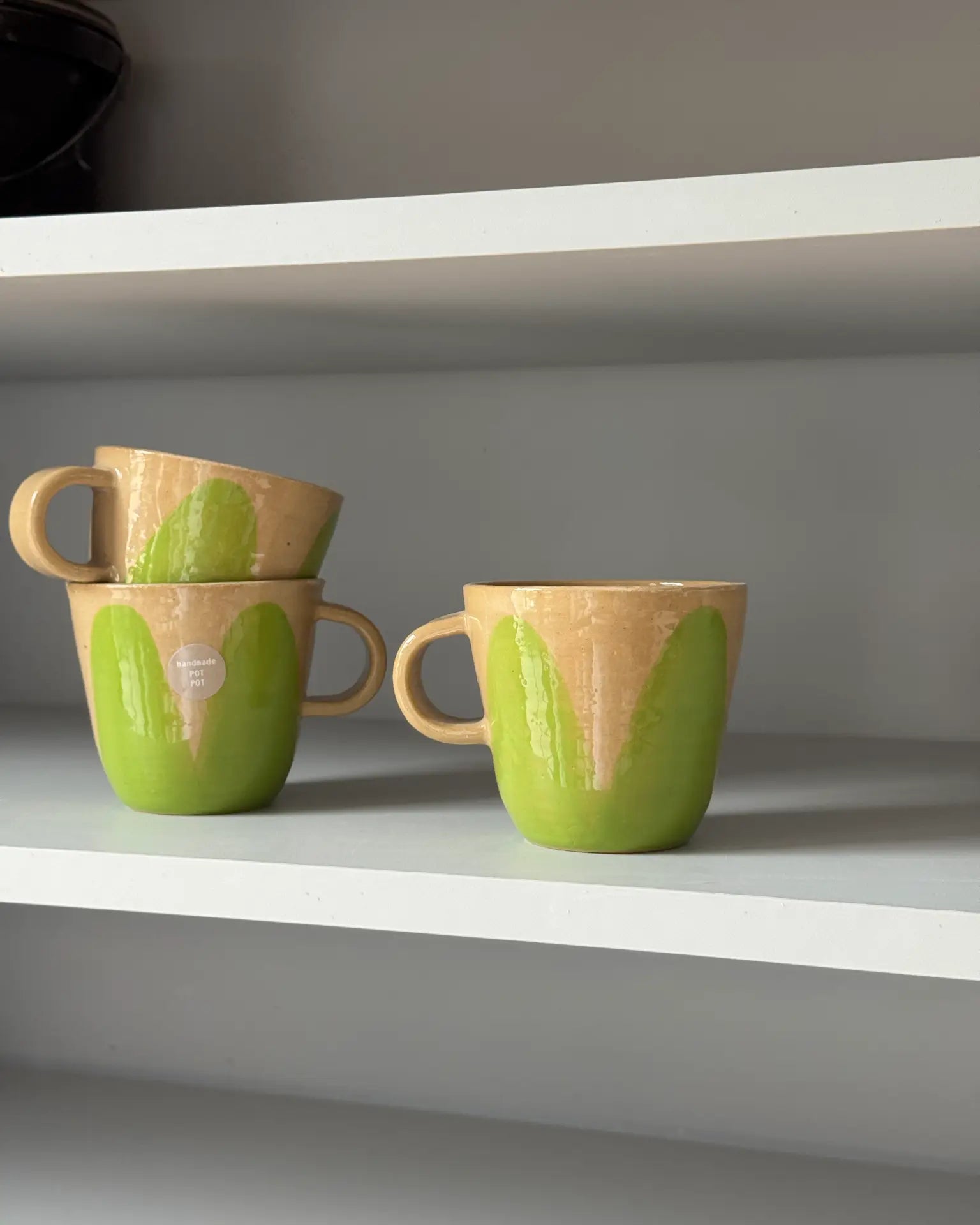 Kubek Ceramiczny Pistacjowy Vintage 300 ml | CA