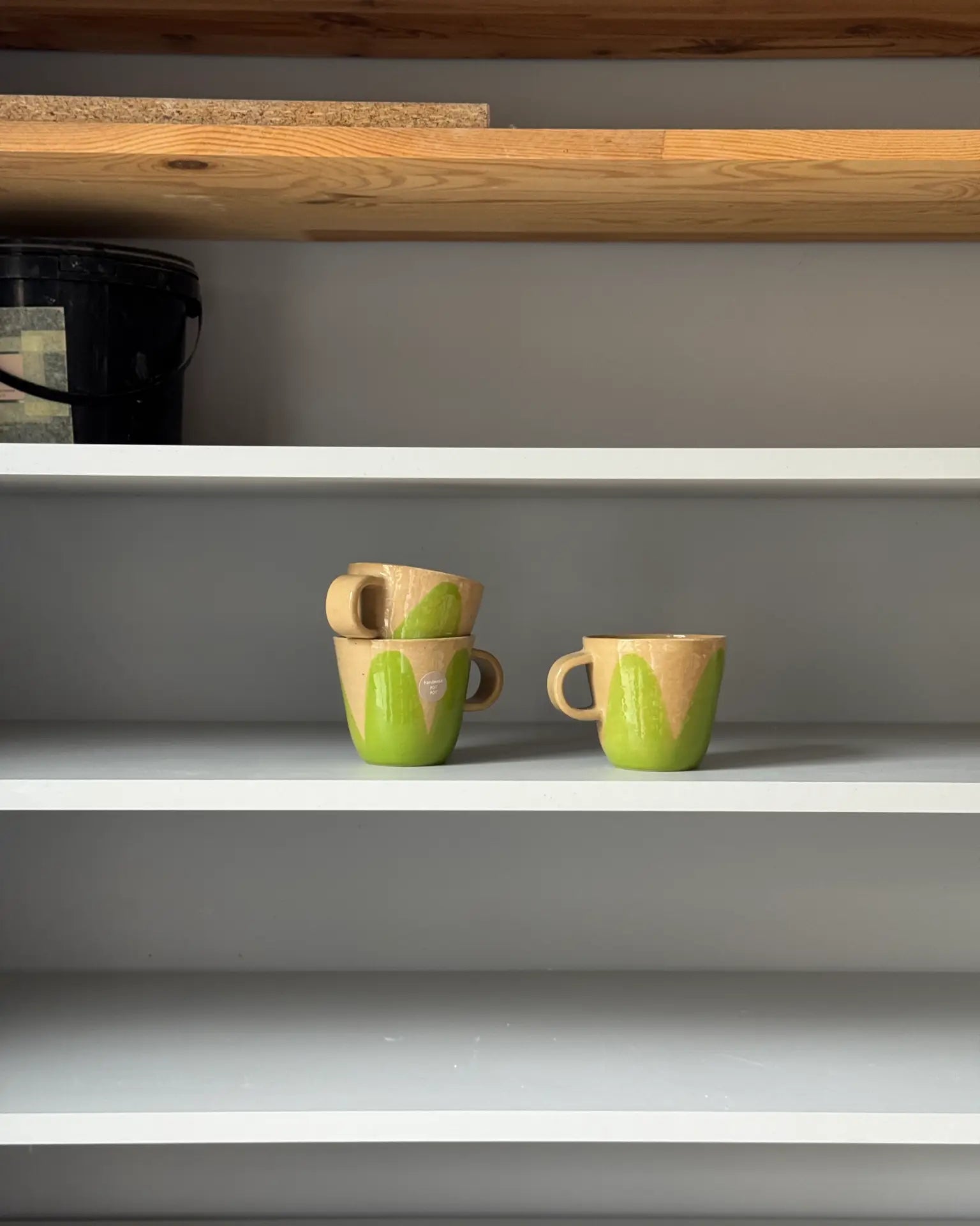 Kubek Ceramiczny Pistacjowy Vintage 300 ml | CA